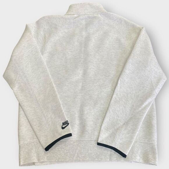 Nike Sportswear Tech Fleece 1/2-Zip Pullover Sweatshirt Heather Grey Mens size L - Picture 7 of 10